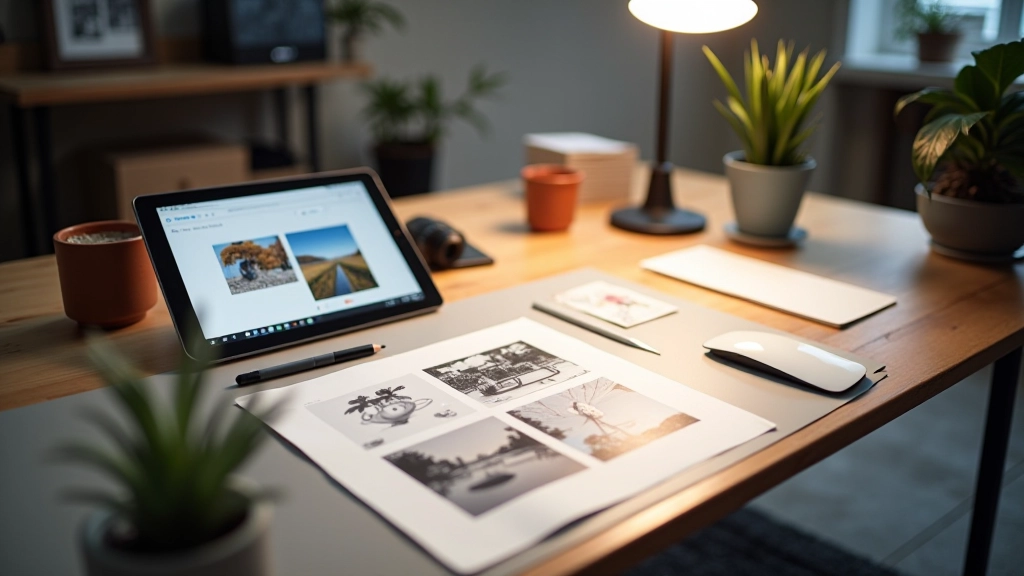 Fotografie en illustratie samengevoegd in modern webdesign