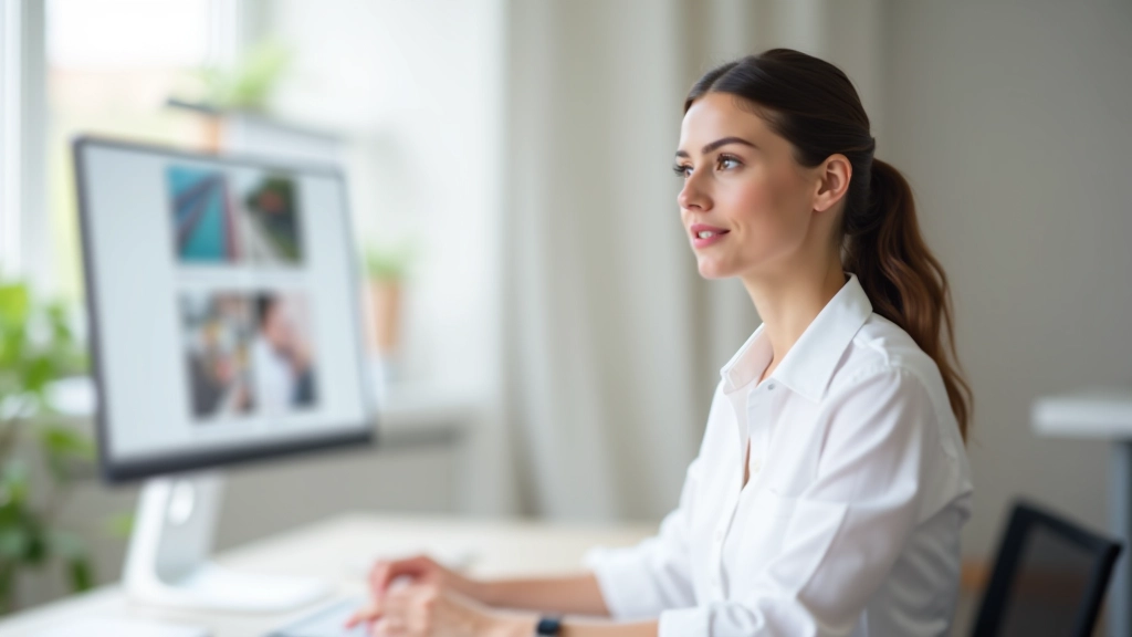 Webdesigner optimaliseert hero afbeelding op scherm terwijl snelheidsmetriek zichtbaar is