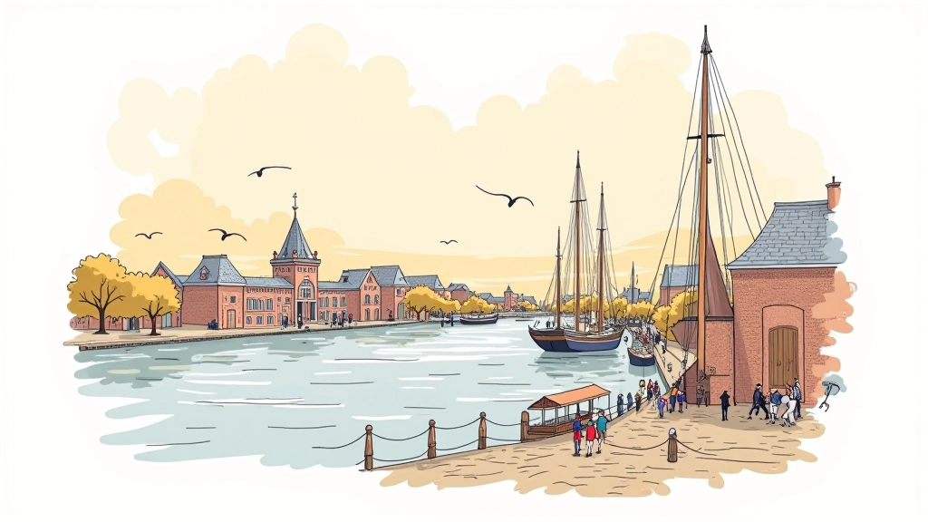 Gelaagde compositie met fotografie achtergrond en illustratie elementen in voorkant, hand-getekende lijnen